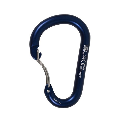 Sunbelt CARABINER-PADDLEWIRE-NONE-ALUMINUM 4.57" x2.9" x0.65" A-B1AB901
